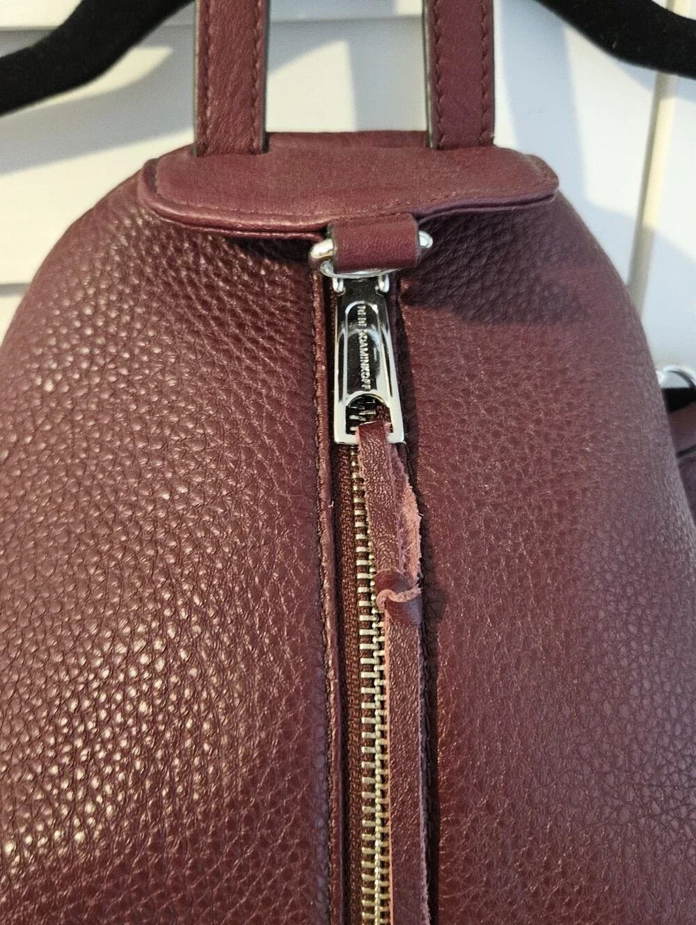 Rebecca Minkoff Burgundy Mini Backpack - Picture 3 of 12